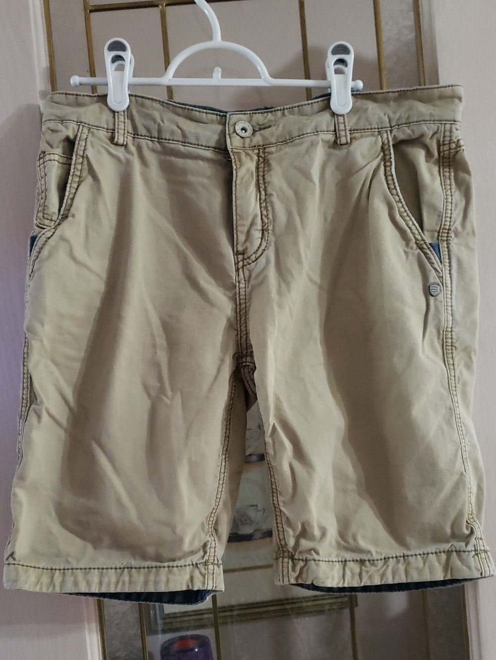 Buffalo David Bitton Mens Shorts Size 30 - 100% Cotton - Pockets - Beige